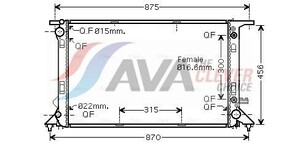 Фото Автозапчастина AVA COOLING SYSTEMS AiA2291