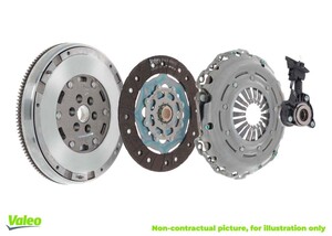 Фото Демпфер + комплект зчеплення VW Caddy III 1.9TDI/2.0TDI 07- 62/77/81/103kw (+вижимний) Valeo 837397