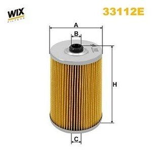 Фото Фільтр паливний WIX FILTERS Autosan, Ifa, Ikarus, Iveco, Jelcz, Kaessbohrer, Liebherr (33112E) Wix Filters 33112E